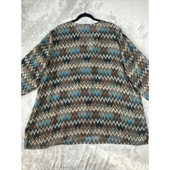 Women’s Catherine’s Blouse Multicolored Beaded Plus Size 3X - Picture 10 of 12